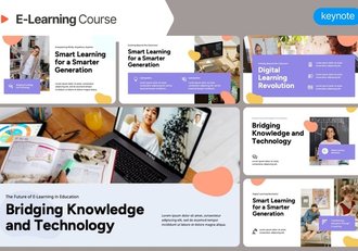电子学习课程 keynote模板 - 顶尖PPT