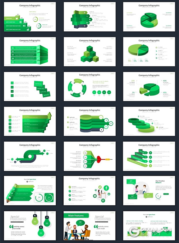 379页大型商务ppt模板企业团队介绍商务图形设计ppt智能数据信息图形图表ppt卡通人物欧美多用途ppt模板 - 顶尖PPT