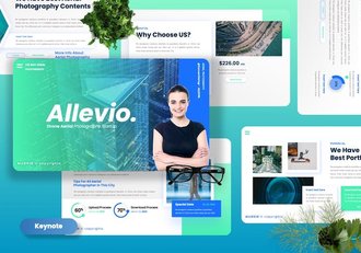 无人机航空摄影keynote模板 - 顶尖PPT