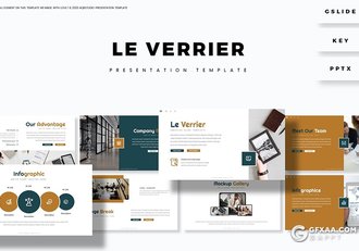 30页5种配色扁平化项目合作团队介绍PPT模板 - 顶尖PPT