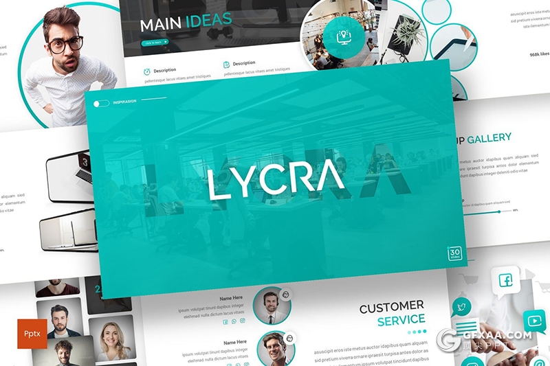 30页企业介绍项目合作工作汇报计划多用途PPT模板 - 顶尖PPT