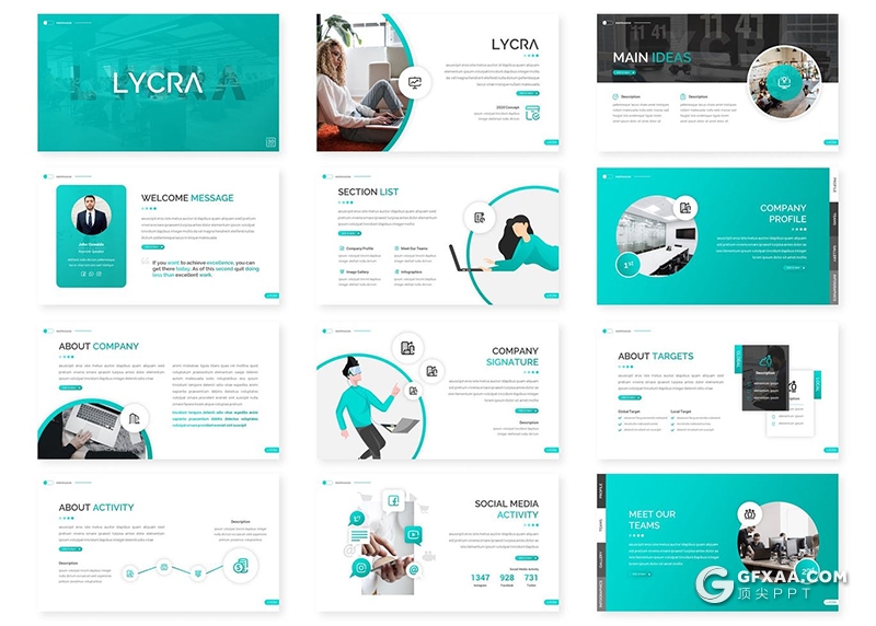 30页企业介绍项目合作工作汇报计划多用途PPT模板 - 顶尖PPT