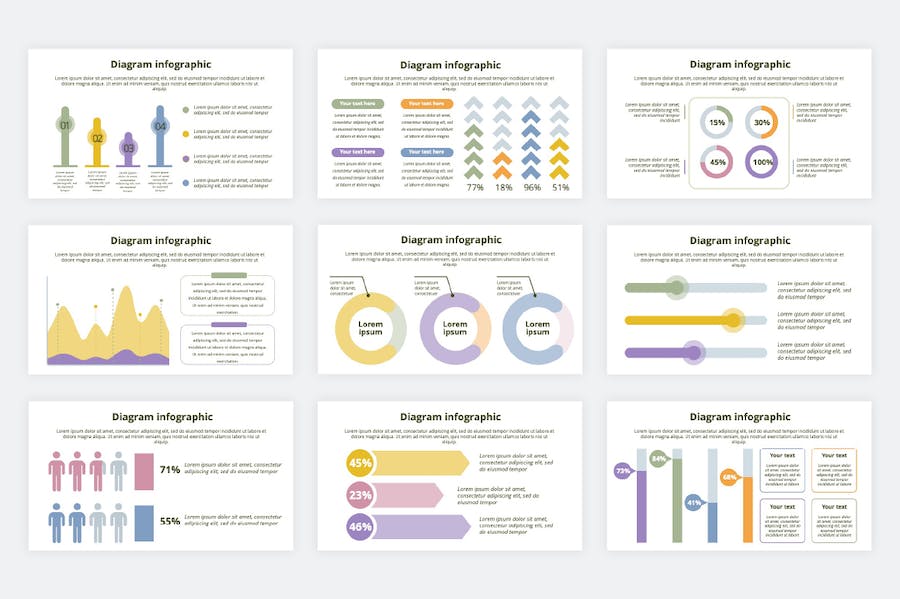 数据统计分析图表PPT模板 - 顶尖PPT