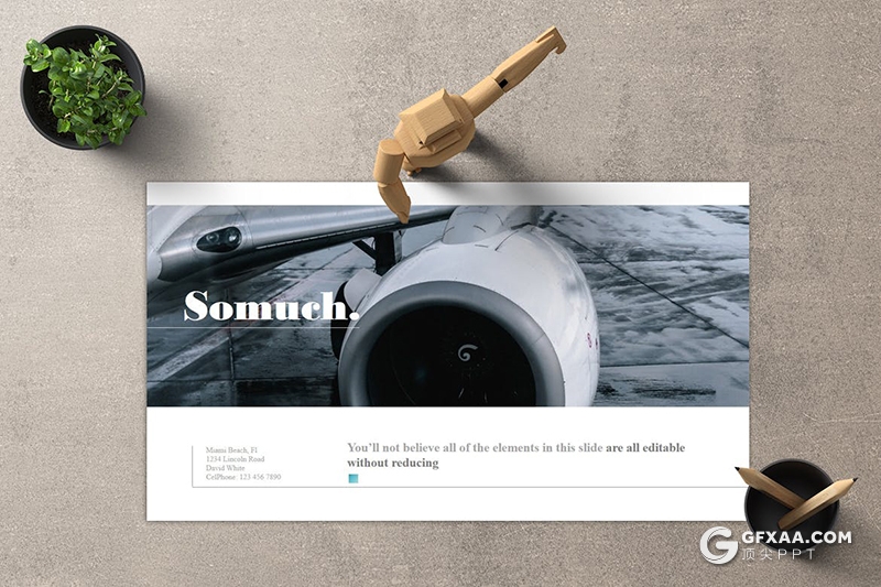 时尚简约国外小清新文艺风格PPT模板 - 顶尖PPT