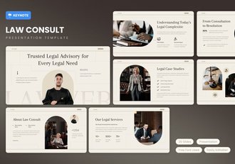 法律咨询律师事务所keynote模板 - 顶尖PPT