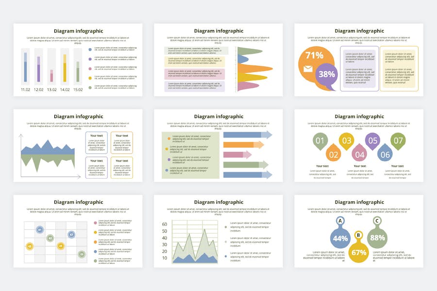 数据统计分析图表PPT模板 - 顶尖PPT