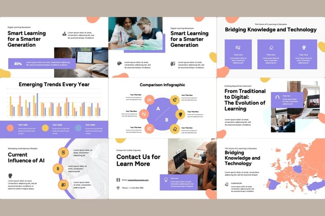 电子学习课程 keynote模板 - 顶尖PPT