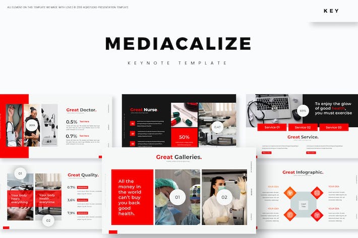 医学科普教育讲座Keynote模板 - 顶尖PPT