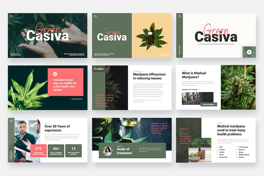 医用大麻主题keynote模板 - 顶尖PPT