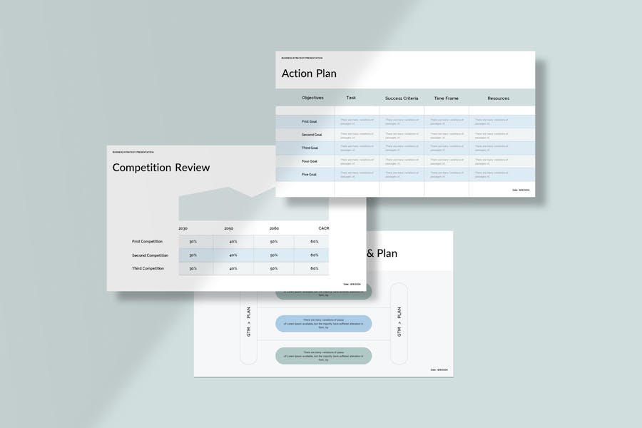 商务业务战略规划方案PPT模板 - 顶尖PPT