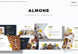 30页扁平化几何图形版式设计产品展示多用途PPT模板5种主题配色 - 顶尖PPT