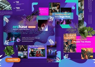 音乐节演唱会活动策划PPT模板 - 顶尖PPT