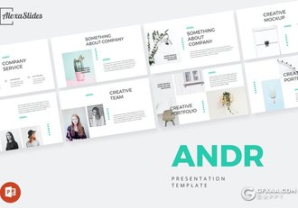 30页简约文艺唯美小清新风格PPT模板 - 顶尖PPT