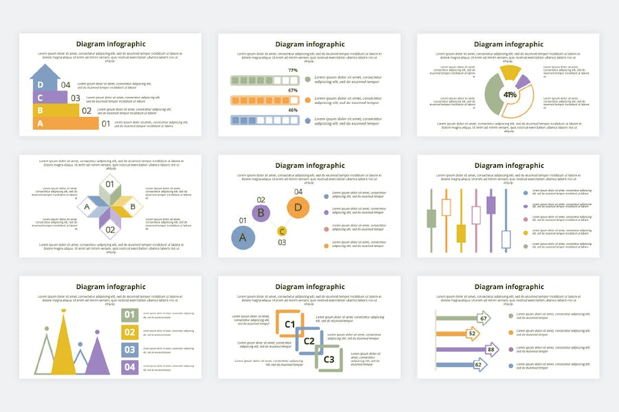 数据统计分析图表PPT模板 - 顶尖PPT