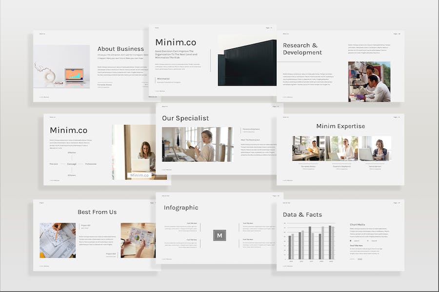 简约大气企业项目合作商业计划建议书通用PPT模板 - 顶尖PPT