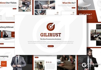 30页国外商务风格业务合作项目展示PPT模板5种主题配色 - 顶尖PPT