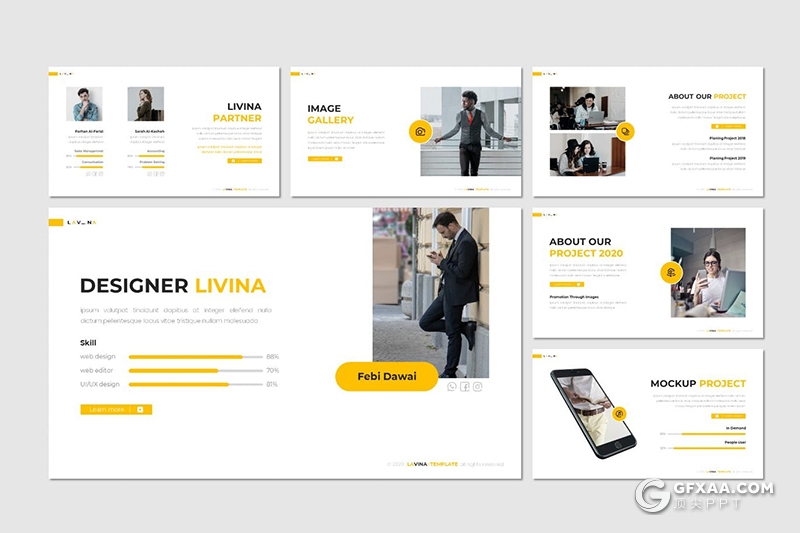 30页欧美风格项目进度展示工作计划PPT模板 - 顶尖PPT