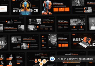 人工智能技术网络安全防护方案Keynote模板 - 顶尖PPT