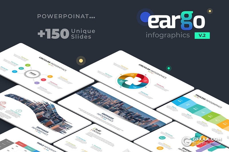 200页国外彩色创意商务图形ppt模板卡通人物插画ppt树形图圆形金字塔箭头指向地图图形PPT模板 - 顶尖PPT