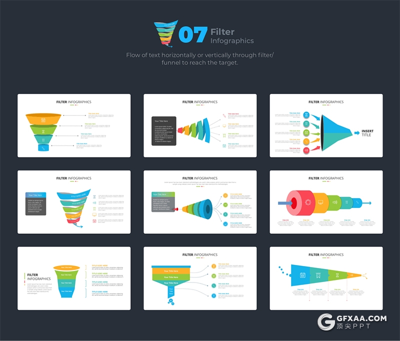 200页国外彩色创意商务图形ppt模板卡通人物插画ppt树形图圆形金字塔箭头指向地图图形PPT模板 - 顶尖PPT