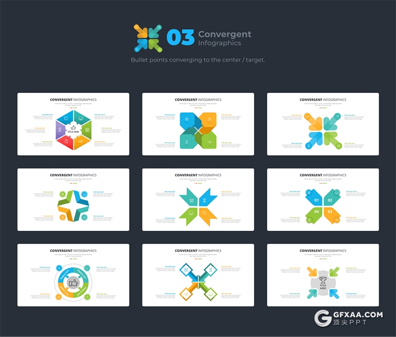 200页国外彩色创意商务图形ppt模板卡通人物插画ppt树形图圆形金字塔箭头指向地图图形PPT模板 - 顶尖PPT