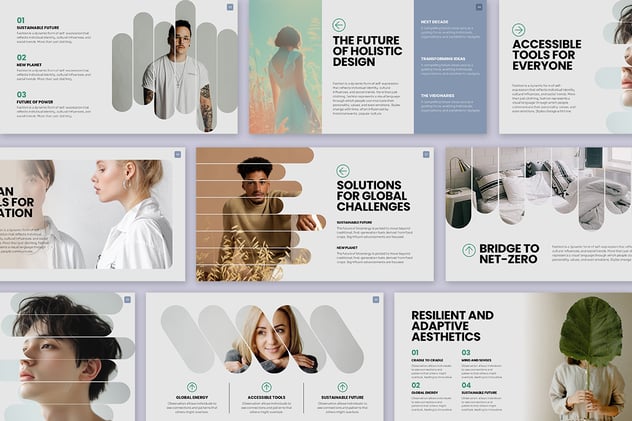 复古怀旧风格视觉设计展示PPT模板 - 顶尖PPT