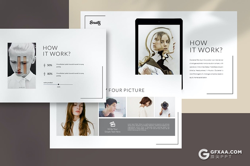 49页明星网红宣传介绍造星计划极简风格keynote模板 - 顶尖PPT