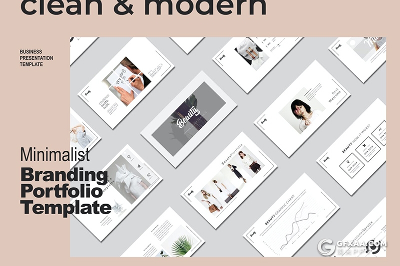 49页明星网红宣传介绍造星计划极简风格keynote模板 - 顶尖PPT