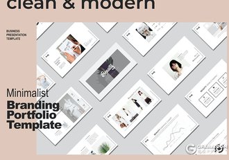 49页明星宣传介绍造星计划极简风格Google slides模板 - 顶尖PPT