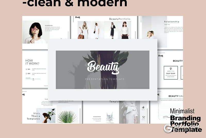 49页明星网红宣传介绍造星计划极简风格keynote模板 - 顶尖PPT