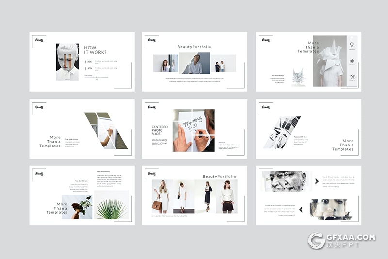 49页明星网红宣传介绍造星计划极简风格keynote模板 - 顶尖PPT