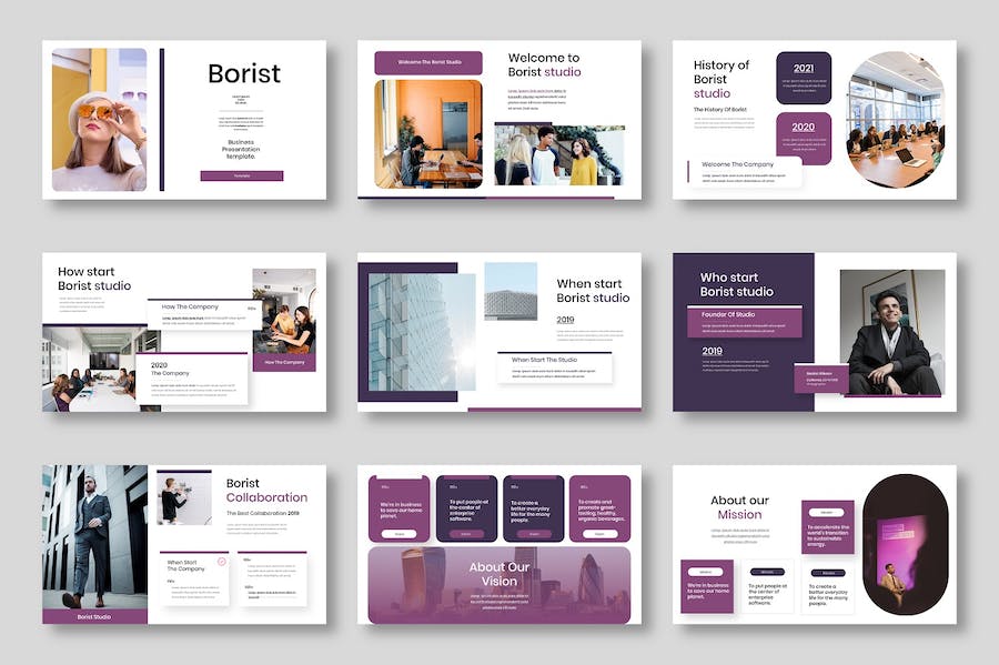 商务品牌形象设计推广PPT模板 - 顶尖PPT