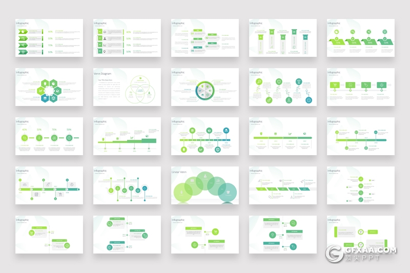 400页创意商务信息图形图表PPT模板各种逻辑数据图形3d小人ppt超级图形合集 - 顶尖PPT