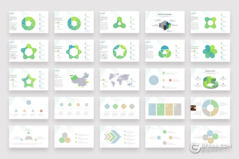 526页PPT超级图形模板创意商务信息图形图表PPT模板合集 - 顶尖PPT