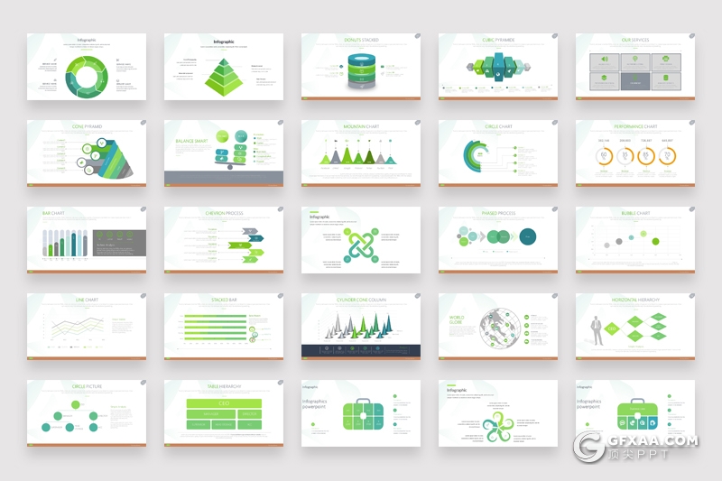 526页PPT超级图形模板创意商务信息图形图表PPT模板合集 - 顶尖PPT