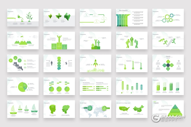 526页PPT超级图形模板创意商务信息图形图表PPT模板合集 - 顶尖PPT