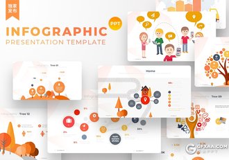 437页各种数据信息图形图表PPT模板 - 顶尖PPT