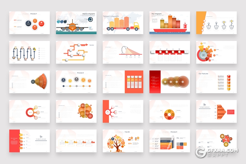 437页各种数据信息图形图表PPT模板 - 顶尖PPT