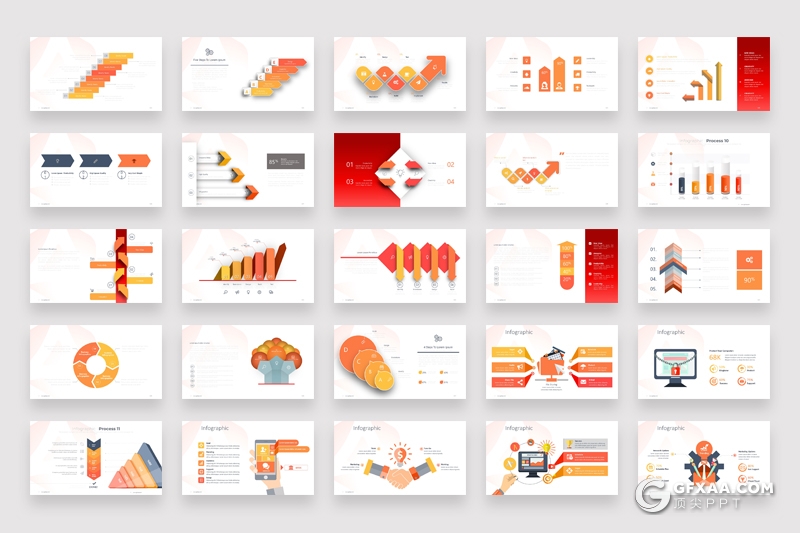 437页各种数据信息图形图表PPT模板 - 顶尖PPT