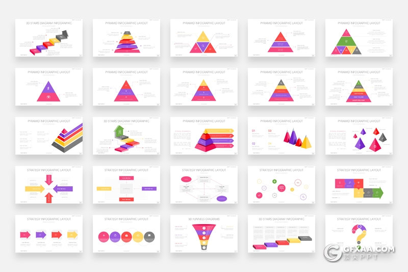 479页PPT设计常用数据图形合集 - 顶尖PPT