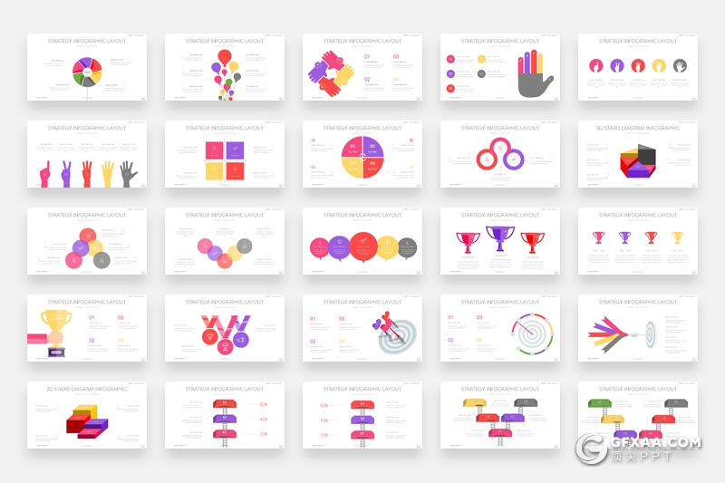 479页PPT设计常用数据图形合集 - 顶尖PPT