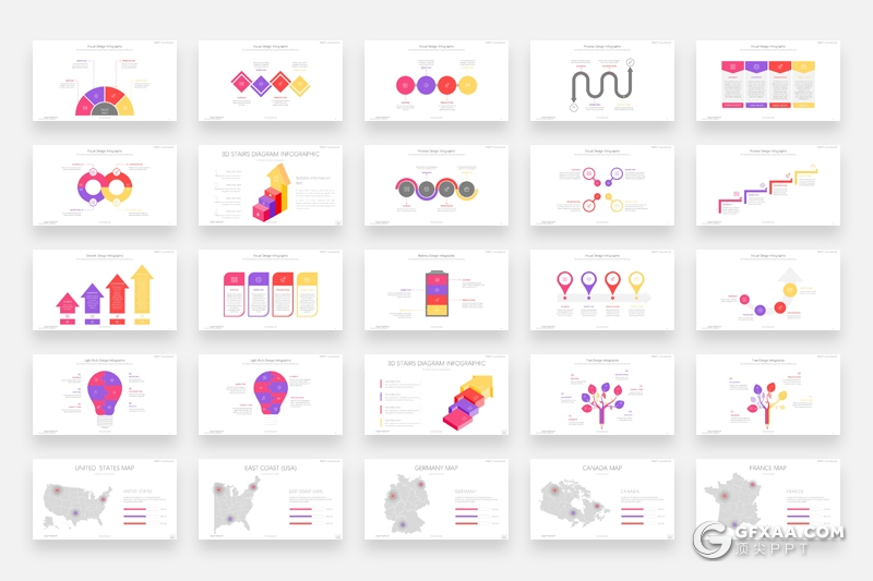 479页PPT设计常用数据图形合集 - 顶尖PPT