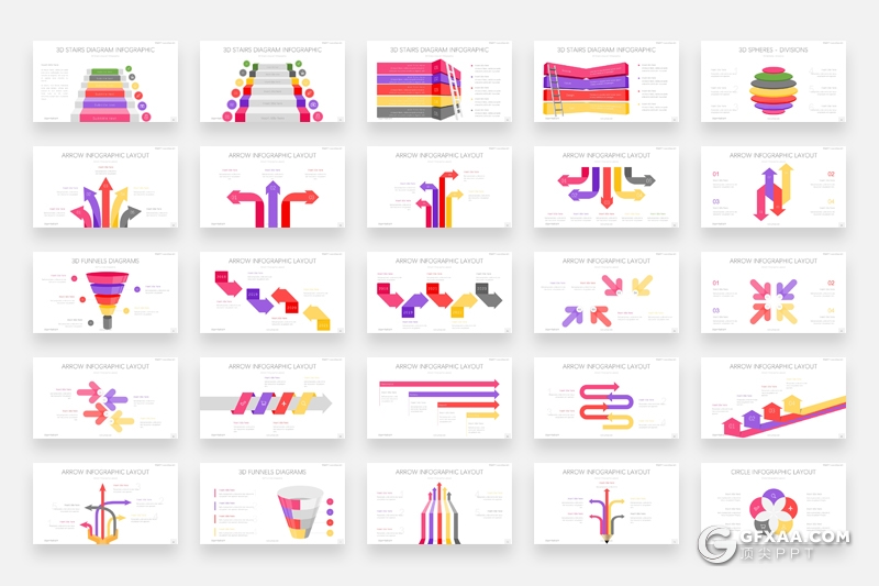 479页PPT设计常用数据图形合集 - 顶尖PPT
