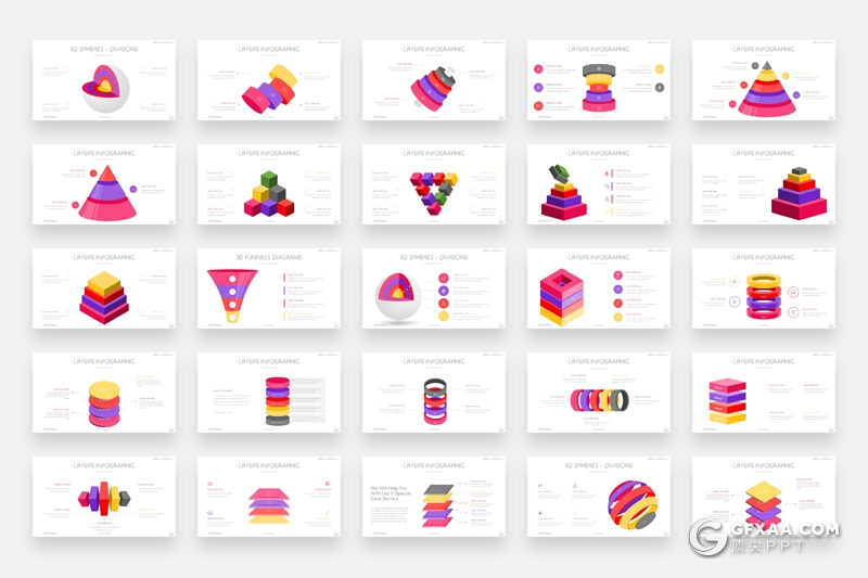 479页PPT设计常用数据图形合集 - 顶尖PPT