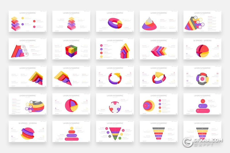 479页PPT设计常用数据图形合集 - 顶尖PPT