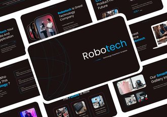 人工智能与技术演示PPT模板 - 顶尖PPT