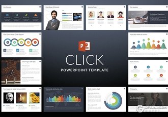 56页欧美商务风格项目合作公司团队介绍工作汇报计划多用途PPT模板11种XML配色 - 顶尖PPT