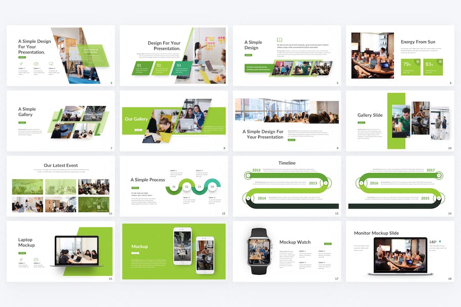 绿色出现健康环保环境绿化keynote模板 - 顶尖PPT