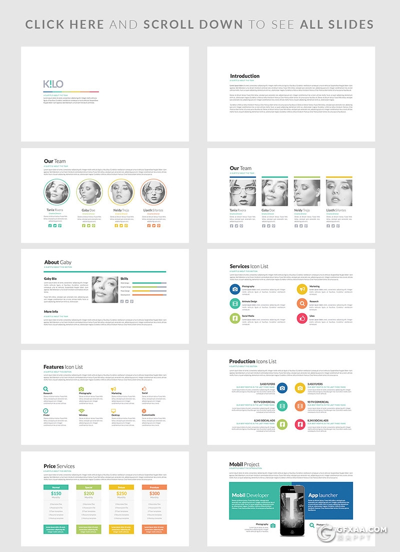 69页黑白两种底色国外商务风格年终工作总结计划PPT模板60种XML配色 - 顶尖PPT