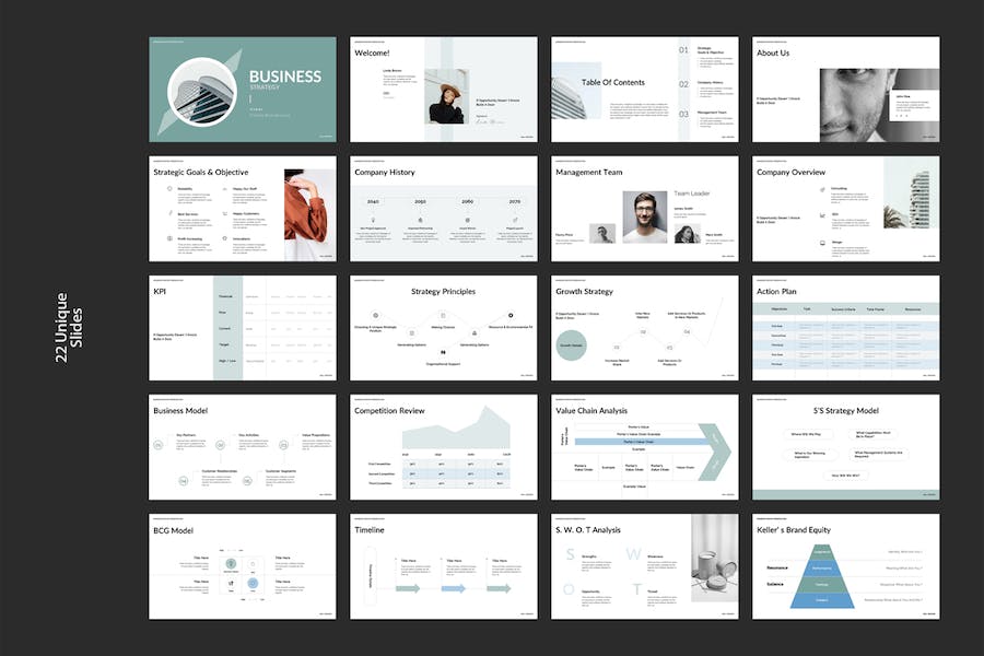 商务业务战略规划方案PPT模板 - 顶尖PPT